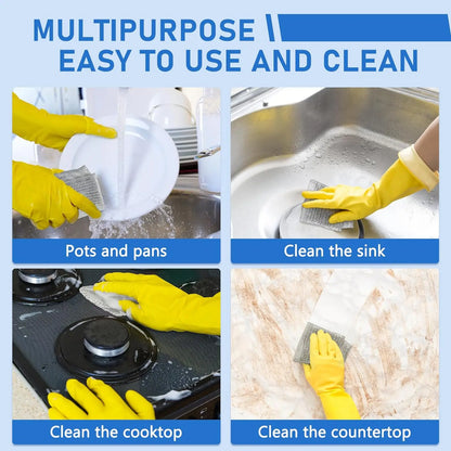 20PCS Wire Dishwashing Rags for Wet and Dry Non-Scratch Steel Wool Scrubber Cleaning Pads Wipes Stainless Miracle Cloths Sponges - MyLootWare