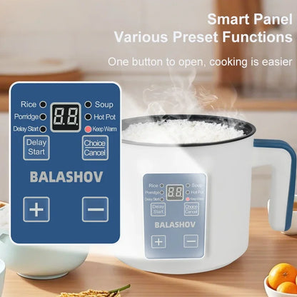 1.7L Electric Rice Cooker Single Double Layer 220V Multi Cooker Non-Stick Smart Mechanical MultiCooker Steamed Rice Pot For Home - MyLootWare