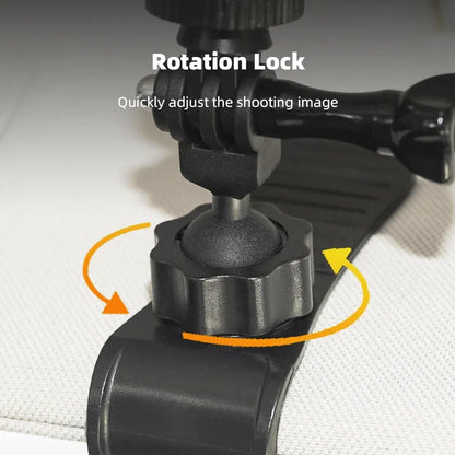 BRDRC Car Sun Visor Mount for Insta360 X5/Ace Pro/GoPro Hero 13 12 11 10/Pocket 3/Action 5 Pro Camera Smartphone Accessories - MyLootWare