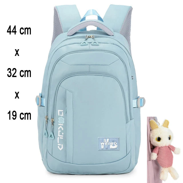 Backpack School Bag Girl Back Pack For Children Kid Child Teenager Female Class Schoolbag Primary Women Bagpack Teen Bookbag Kit - MyLootWare