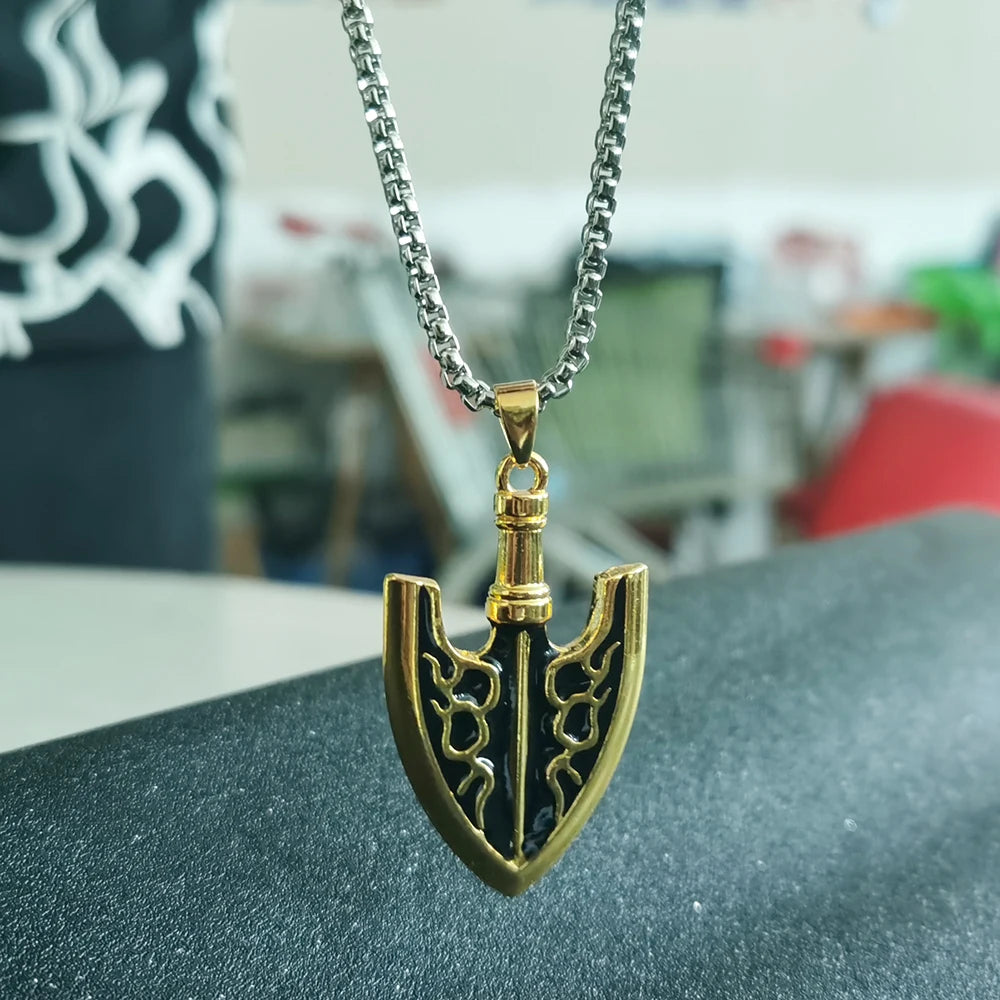 Anime Jojos Bizarre Adventure Anime Arrow Pendant Necklace for Men Women Fans