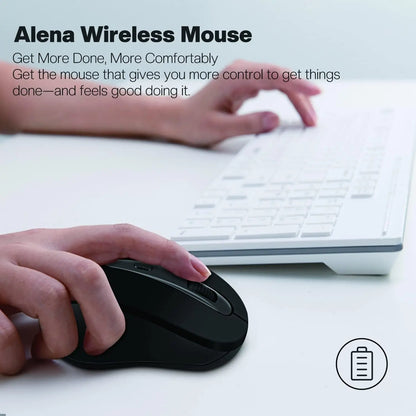 Silent Wireless Mouse for Laptop Small Compact