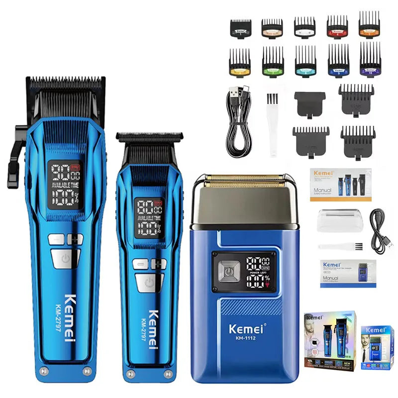 Kemei Trimmer KM-2797 Rechargeable Electric Hair