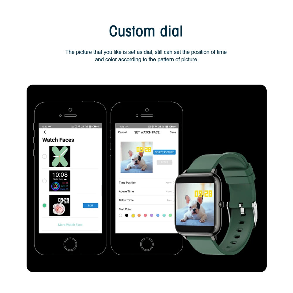 Smart Watches Men Women Sports Clock Fitness