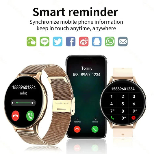 LIGE New Smart Watch 2025 Wireless Charging