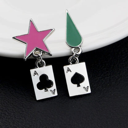 Hisoka Anime-themed Five-pointed Star Teardrop