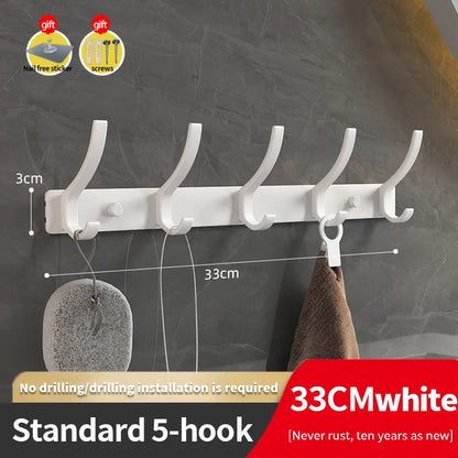 YUNJIEYA Black/White/Gun Grey Door hooks Clothes