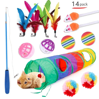 Funny Cat Tent Mouse Supplies Simulation Fish
