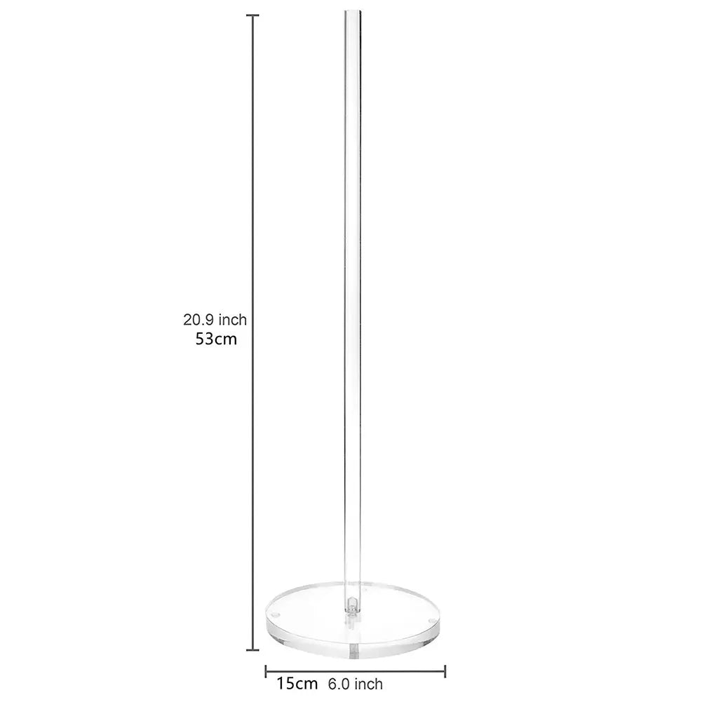 Transparent Paper Towel Holder Countertop Acrylic