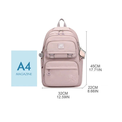 Backpack School Bag Girl Back Pack For Children Kid Child Teenager Female Class Schoolbag Primary Women Bagpack Teen Bookbag Kit - MyLootWare