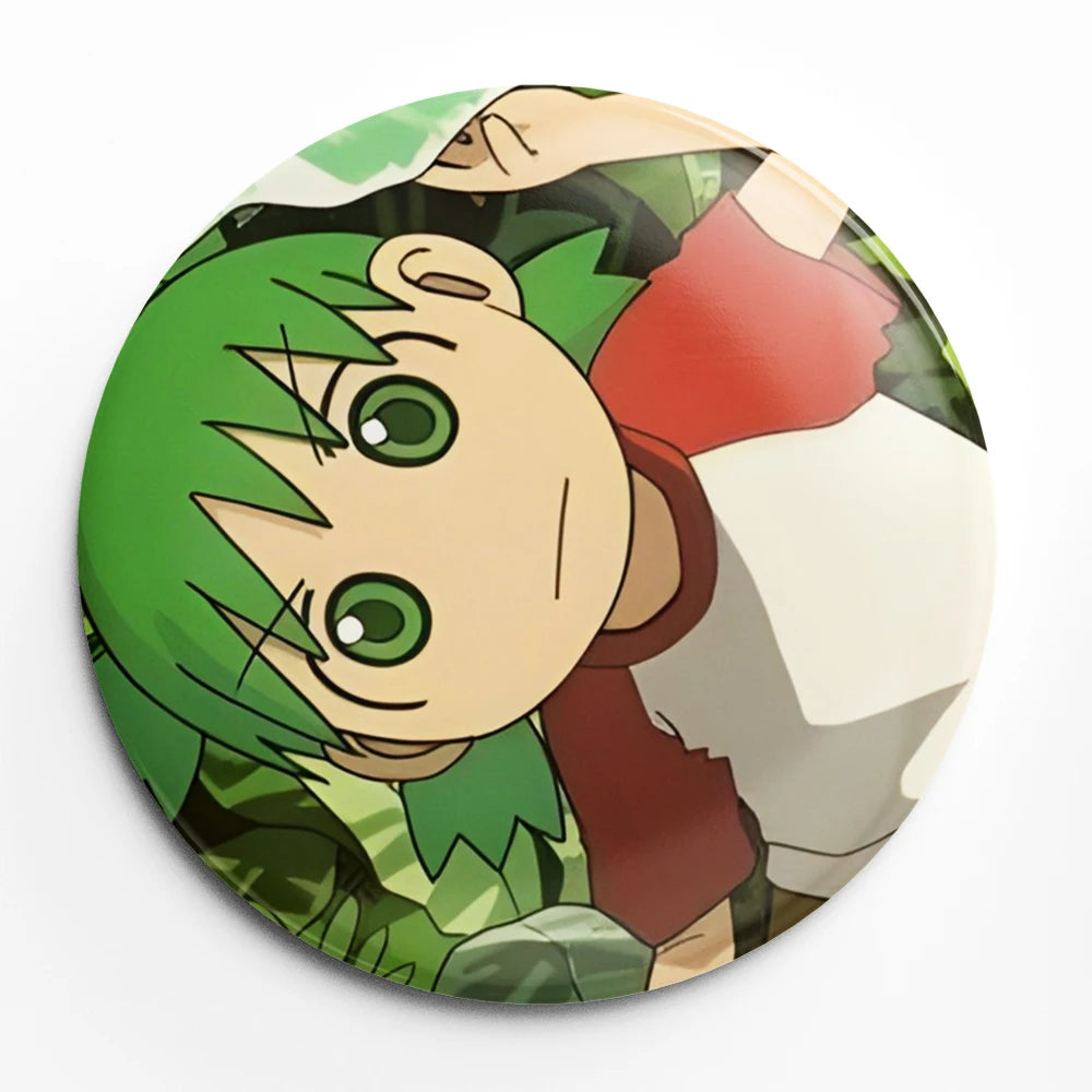 Yotsuba Anime Cartoon Soft Button Lapel Anime Pin