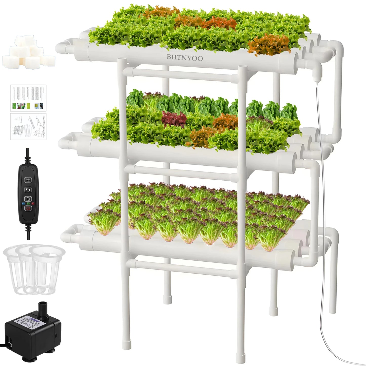 Hydroponics Growing System Kit,BHTNYOO 3
