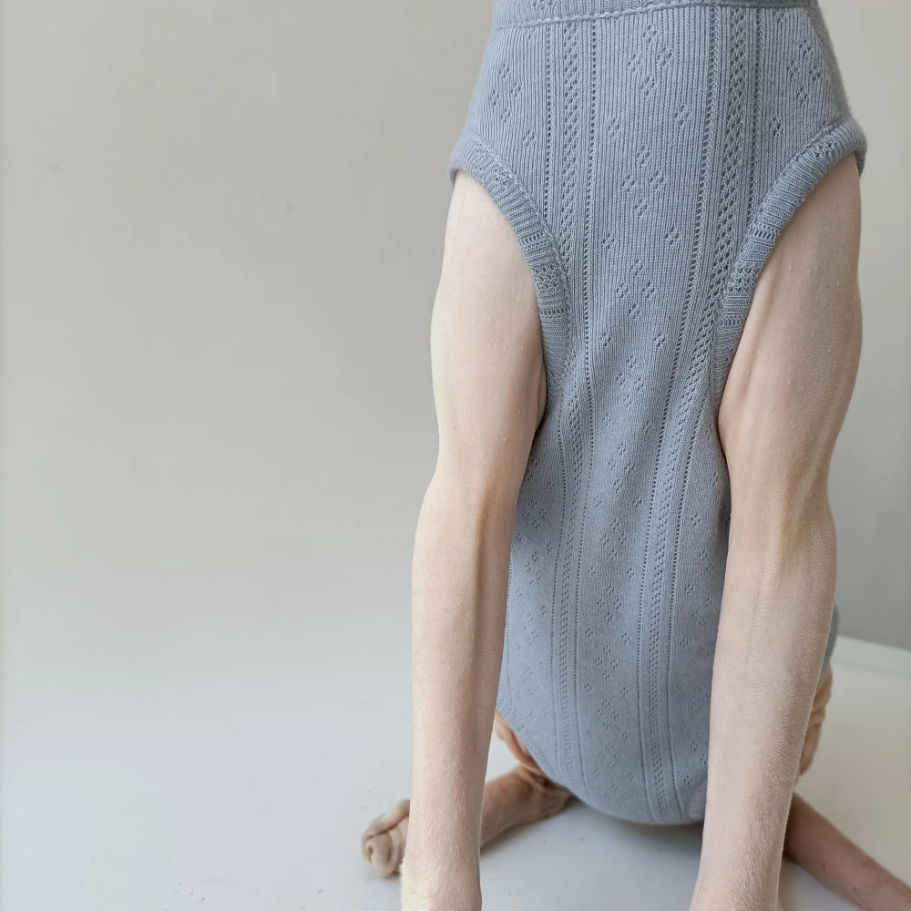 Sphynx Cat Clothes Summer 4-legged Cotton Pajamas