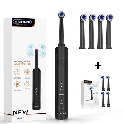 Electric Sonic Toothbrush for Adults with Heads