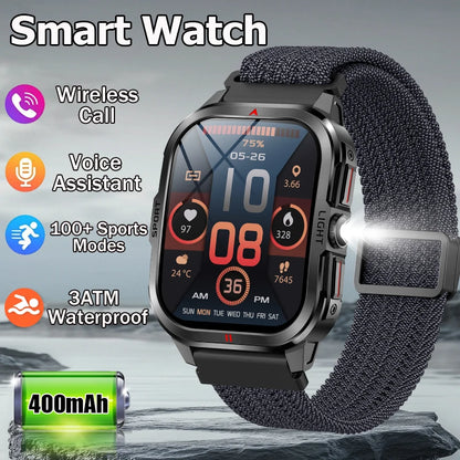 Smartwatch for men 2.01 "high-definition 240*296