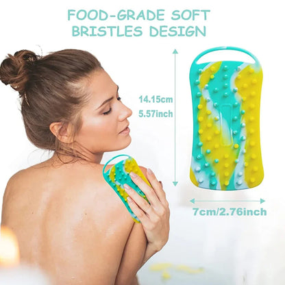 Silicone Shower Brush Soft Silicone Body Scrubber