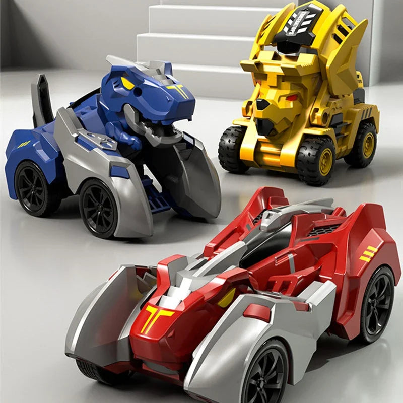 2 In 1 Deformation Dinosaur Toy Robot Transformation Car Dino Action Figure Toys for Boy PVC Car Children Fun Gifts - MyLootWare