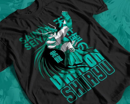 Shiryu T-shirt Unisex, Saint Seiya Anime Lover
