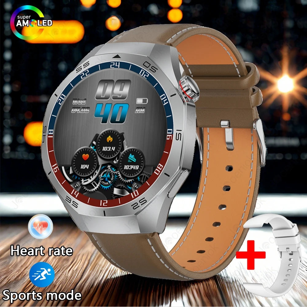 2025 New Smart Watch Men AMOLED HD Display Sports Health Tracker Waterproof Bluetooth Call Smartwatch Men For HUAWEI GT5 PRO - MyLootWare
