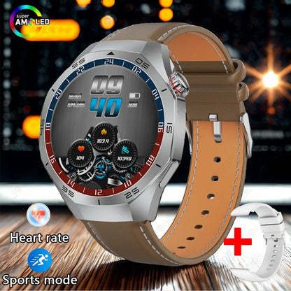 2025 New Smart Watch Men AMOLED HD Display Sports Health Tracker Waterproof Bluetooth Call Smartwatch Men For HUAWEI GT5 PRO - MyLootWare