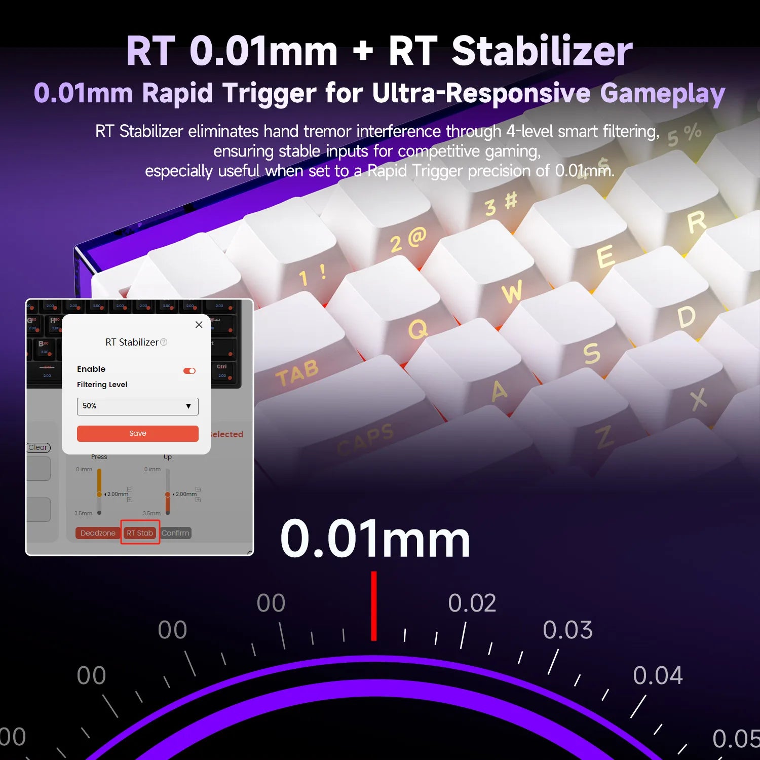 AKKO x Veekos Shine60 HE Magnetic Switch Keyboard 60% Rapid Trigger Keboard RT 0.01mm Snap Key Custom Keyboard for Esports Gamer - MyLootWare