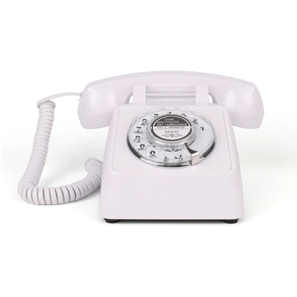 Vintage Landline Phones for Home, Retro Rotary House Phone with Ringer & Volume, Classic Old Fashion Desktop Analog Telephone - MyLootWare