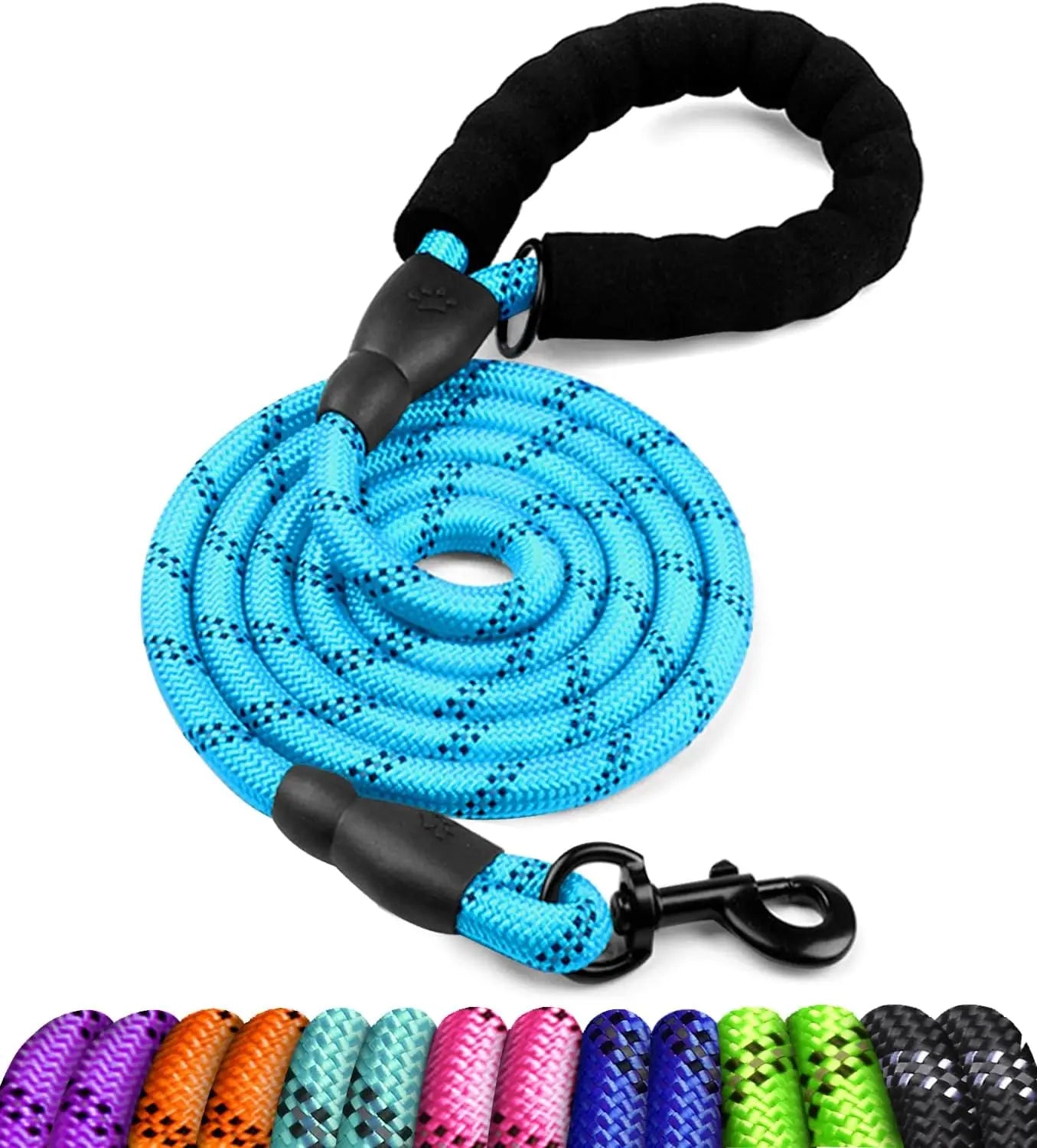 Dog leash, reflective at night, hand tight,