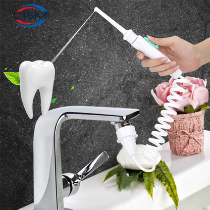 Dental Water Flosser Faucet Oral Irrigator Floss