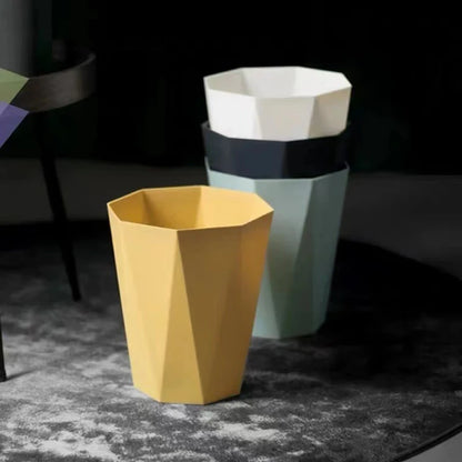 Large-Capacity Plastic Trash Can for Home Use