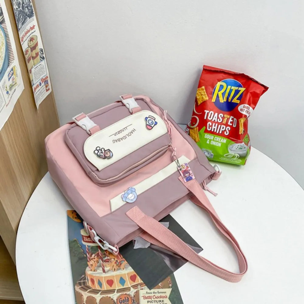 Portable Ins Students School Bags Large Capacity