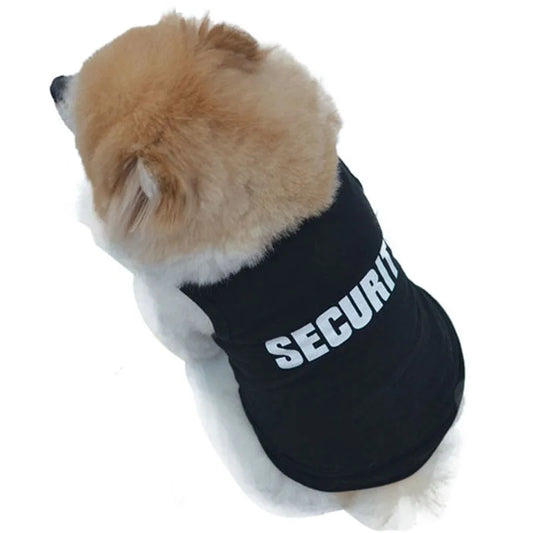 UBBT Security Dog Vest Summer Dog Clothes XS-L
