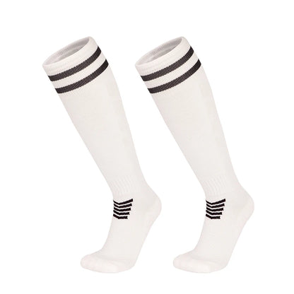 Towel Bottom Soccer Socks Breathable Knee High