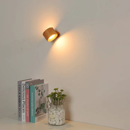 Led Double Head Wall Lamp Touch Control Remote 360