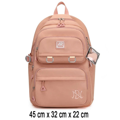 Backpack School Bag Girl Back Pack For Children Kid Child Teenager Female Class Schoolbag Primary Women Bagpack Teen Bookbag Kit - MyLootWare
