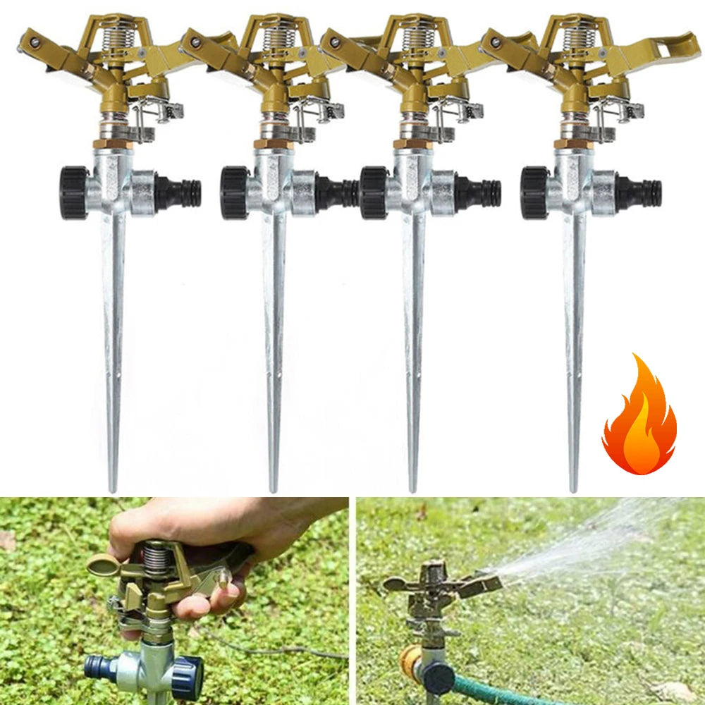 Garden Sprinklers 360 Degree Adjustable Rotate