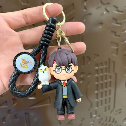 Harry Hogwarts Keychain Cute Cartoon Character Car