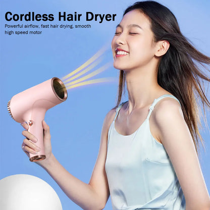 Wireless Portable Hair Dryer Home Travel Quick Dry