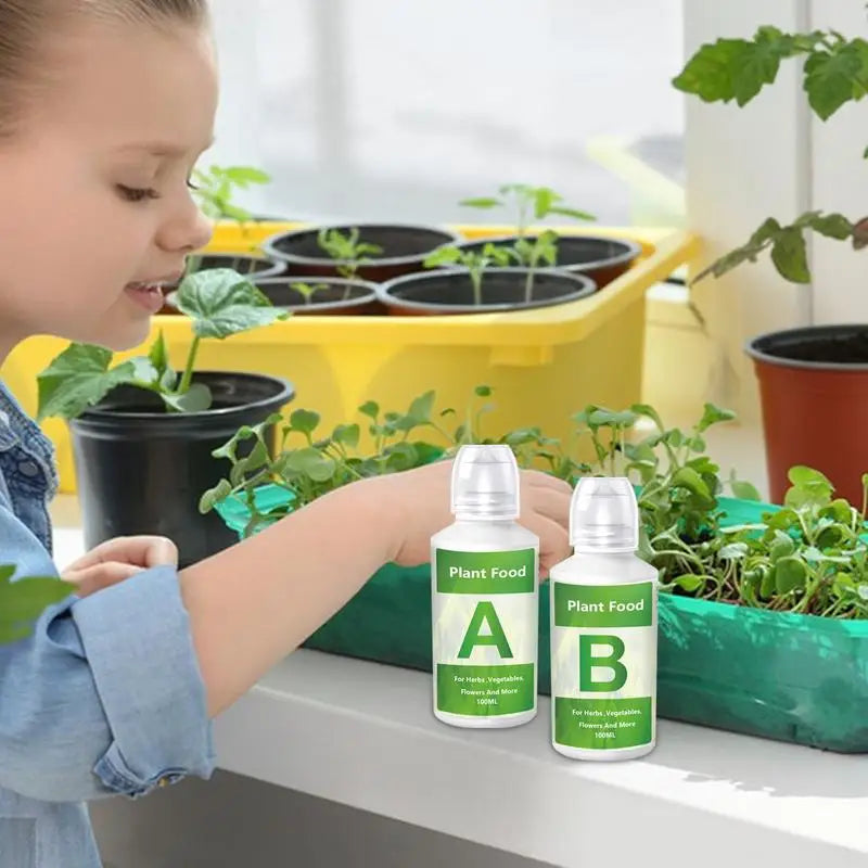 AB Fertilizer Set for Hydroponic Garden Plants - MyLootWare