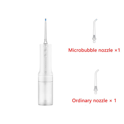 2025 XIAOMI MIJIA Portable Oral Irrigator 2 Dental Teeth Whitening Flosser bucal tooth Cleaner vibration waterpulse Water Thread - MyLootWare