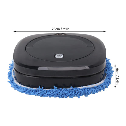 Automatic Floor Mopping Robot Universal Wheel Smart Mopping Robot with Water Tank Vacuum and Mop Cleaning Robot - MyLootWare