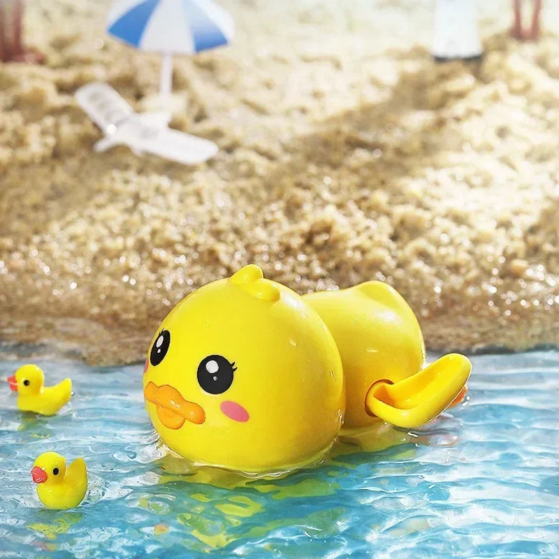 Bath Toys Cute Swimming Duck Bath Toys for Toddlers 1-3 Floating Wind Up Toys for Boy Girl New Born Baby Bathtub Toddler Toys - MyLootWare