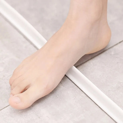 50-600cm Bathroom Water Stopper Retention Water Barrier Strip Shower Dam Flood Barrier Dry And Wet Separation Blocker Seal Strip - MyLootWare