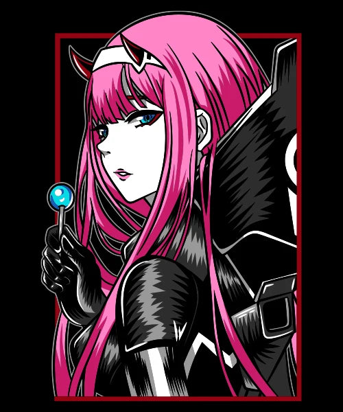 T-shirt for Anime Zero Two anime