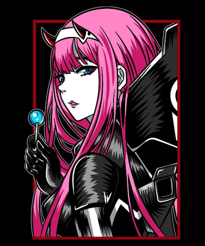 T-shirt for Anime Zero Two anime