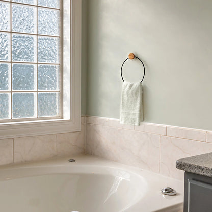 Toilet Paper Towel Dispenser Wooden Paper Roll