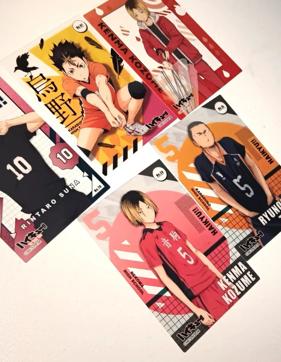 Anime Haikyuu!! Anime Cards Hinata Shoyo Kageyama Tobio Boxuto Kotaro Anime Photocard Tarot Photo Cards For Fans Collection Gift - MyLootWare