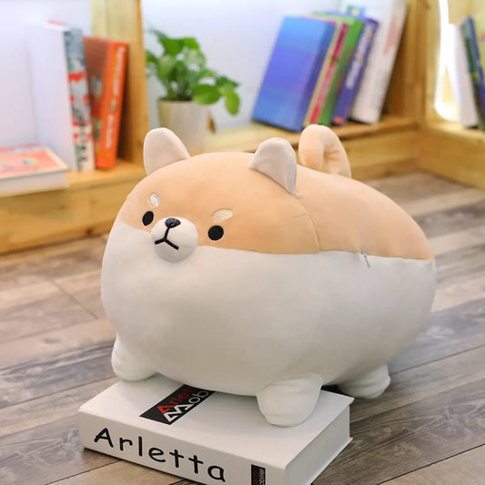 30-50CM Cute Fat Shiba Inu Dog Plush Toy Stuffed Soft Animal Pillow Cushion For Children Kids Birthday Xmas Gifts - MyLootWare