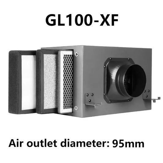 95mm 3 Layers Pre Purification Box For Fresh Air System Formaldehyde Removal Smoke And Dust Filter Screen Indoor Air Filter - MyLootWare