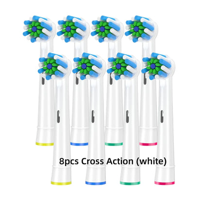 Black EB50 Brush Heads Cross Action 16 Degree Angle Spare Dental Nozzles for Oral B Electric Toothbrush D12/D16/DB4010/DB4510 - MyLootWare