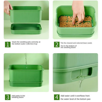 Soilless Cultivation Sprouts Growing Tray